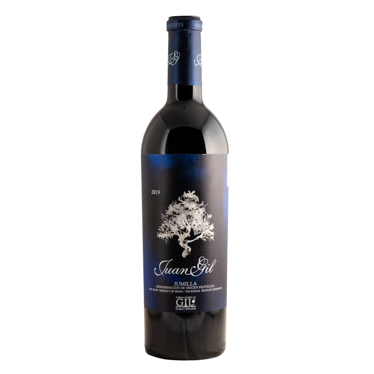 Botella de Juan Gil Azul Monastrell