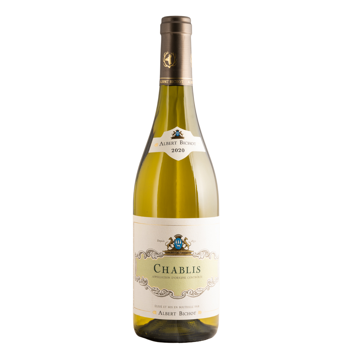 Botella de Chablis Albert Bichot