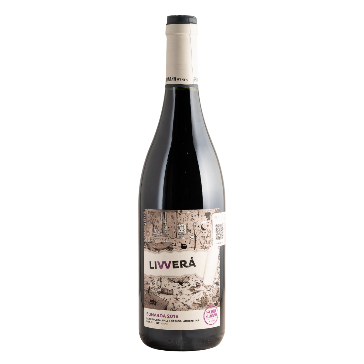 Botella de Livvera Bonarda