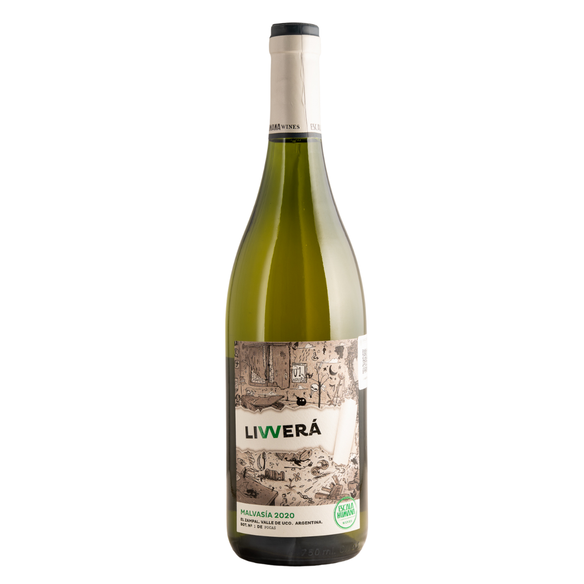 Botella de Livverá Malvasía