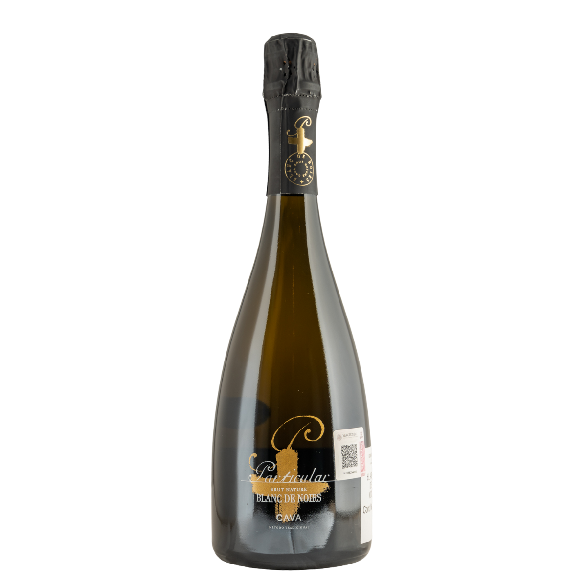 Botella de Particular Blanc de Noirs Cava