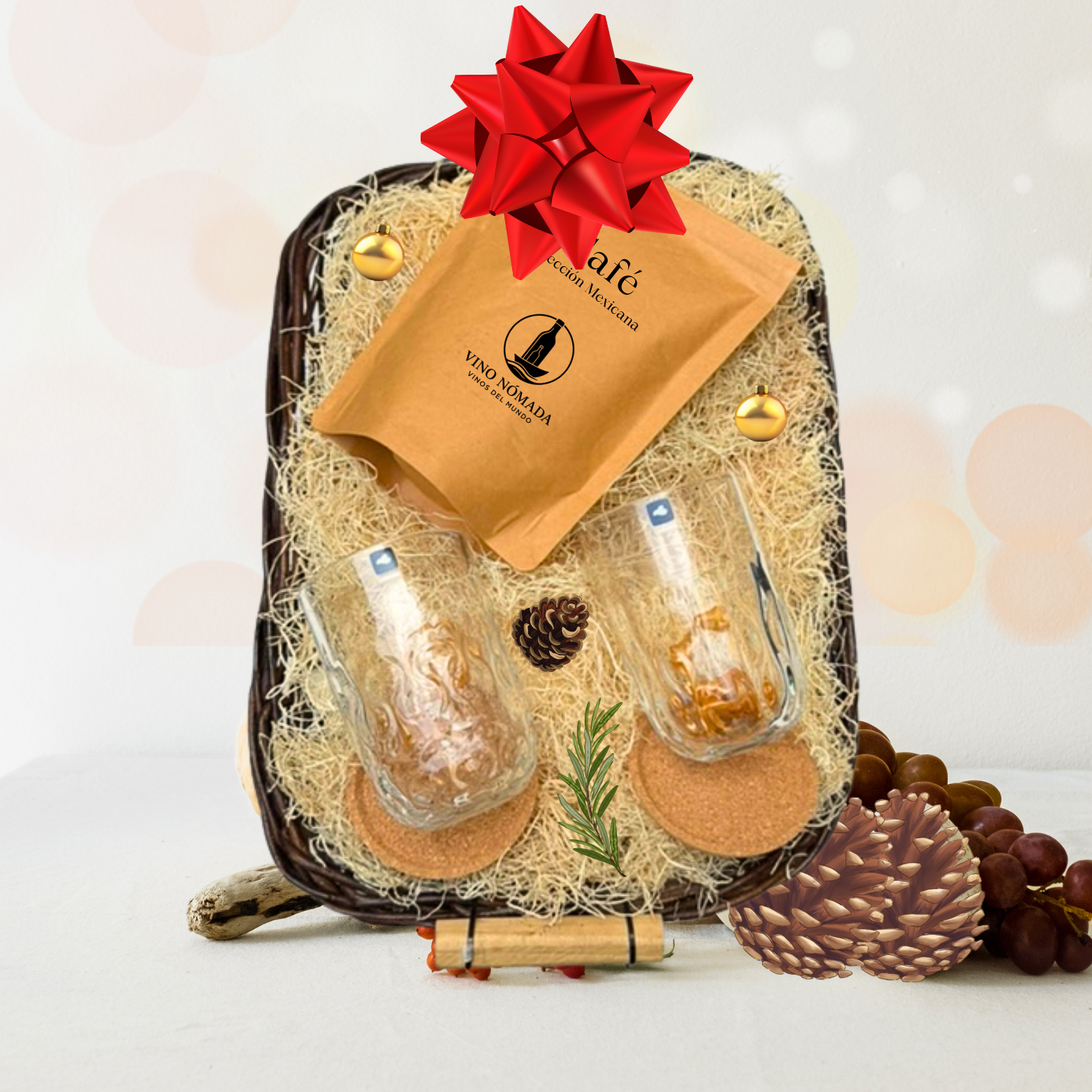 Amantes del Capuccino con vasos de lujo