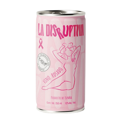Lata de La Disruptiva Rosé