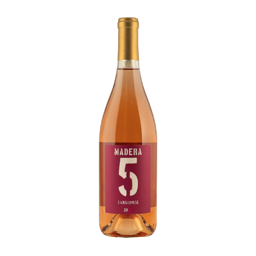 Botella de Madera 5 Rosado Sangiovese