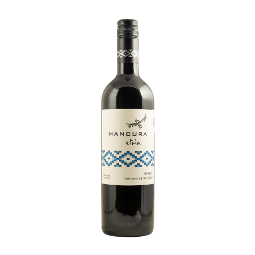 Botella de Mancura Etnia Merlot