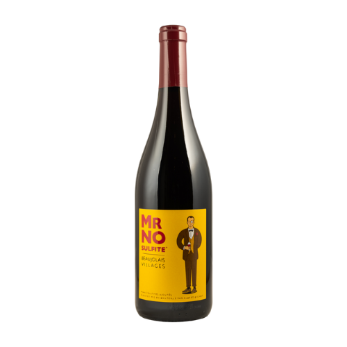 Botella de Mr No Sulfites Gamay