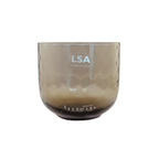 Exquisitez con burbujas y vasos premium labrados a mano LSA